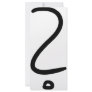 question mark icon customized rack card