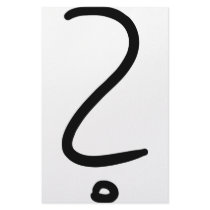 question mark icon stationery