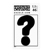 QUESTION MARK POSTAGE STAMPS