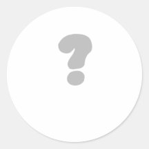 question mark ? round stickers