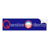 Question 'O'-thority bumper stickers