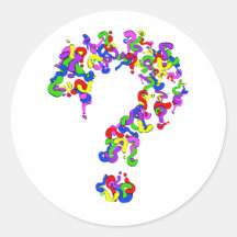 Question This Round Sticker