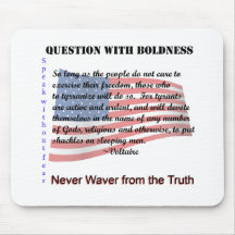 Question with Boldness Mouse Pad