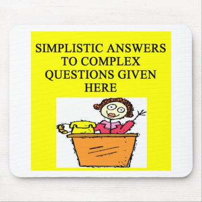 questions and answers joke mousepad by jimbuf. more funny desfigns in ...