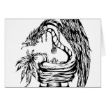 Quetzal Tribal Tattoo Design Cards