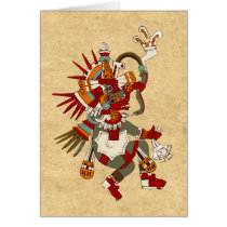Quetzalcoatl Greeting Cards