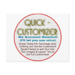 Quick/Easy Fully Customizable Template! Postcards