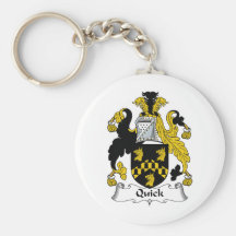 Quick Family Crest Key Chains
