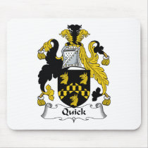Quick Family Crest mousepads