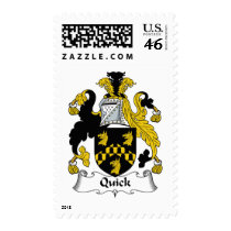 Quick Family Crest postage