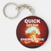Quick, get the BAKING SODA! Key Chain