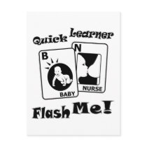 Quick Learner Flash Cards Postcard postcards