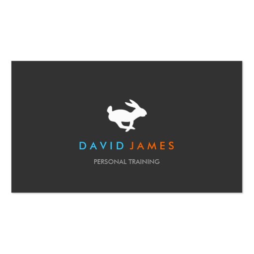 Quick Rabbit Logo (short name) Business Card (front side)