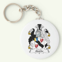 Quicke Family Crest Keychain