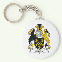 Quicke Family Crest Keychain