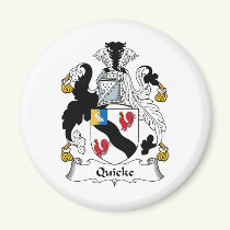Quicke Family Crest Magnet