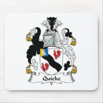Quicke Family Crest Mousepad