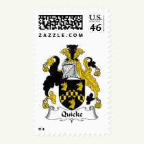 Quicke Family Crest Stamps