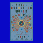 Quidditch World Cup Blue Poster
