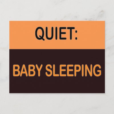  Baby Picture on Quiet Baby Sleeping Post Card By Postcardsfromtheedge