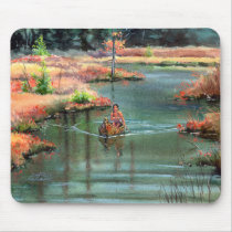 QUIET CANOE by SHARON SHARPE mousepads