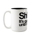 Quiet Cup of Coffee mugs