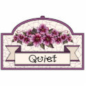 "Quiet" - Decorative Sign - 15 photo sculptures by ArtbyJean "Quiet" - Decorative Sign - 15 photo sculptures