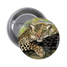 quiet leopard button