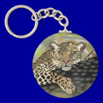 quiet leopard keychains