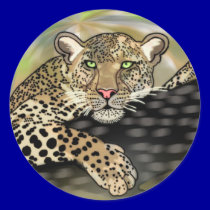 quiet leopard stickers