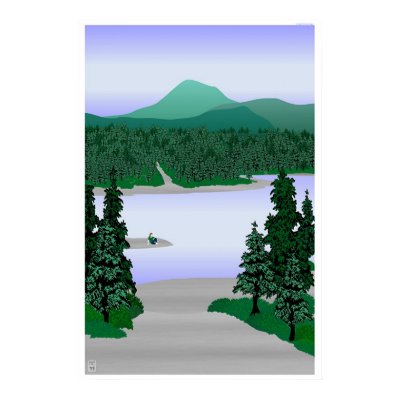 Quiet Moments on a Sand Bar Print by DConger