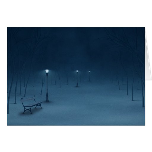 Quiet Night Greeting Card