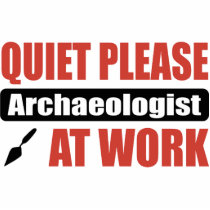 Quiet Please Archaeologist At Work photo sculptures