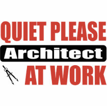 Quiet Please Architect At Work photo sculptures