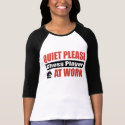 Quiet Please Chess Player At Work t-shirts