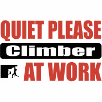 Quiet Please Climber At Work photo sculptures by busybrain Quiet Please Climber At Work photo sculptures