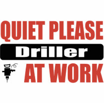 Quiet Please Driller At Work photo sculptures by busybrain Quiet Please Driller At Work photo sculptures