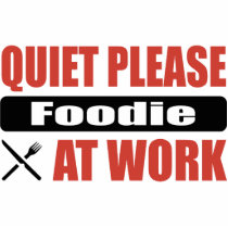 Quiet Please Foodie At Work photo sculptures by busybrain Quiet Please Foodie At Work photo sculptures