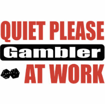 Quiet Please Gambler At Work photo sculptures by busybrain Quiet Please Gambler At Work photo sculptures