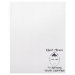 Quiet Please: I'm forming neural pathways Letterhead Template