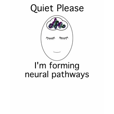Quiet Please: I'm forming neural pathways Tshirts by slagathor