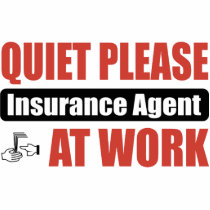 Quiet Please Insurance Agent At Work photo sculptures by busybrain Quiet Please Insurance Agent At Work photo sculptures