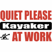 Quiet Please Kayaker At Work photo sculptures by busybrain Quiet Please Kayaker At Work photo sculptures