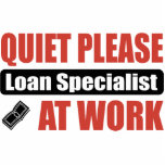Quiet Please Loan Specialist At Work Photo Cutout
