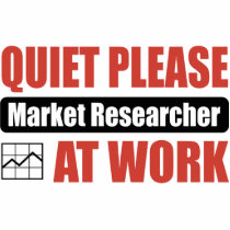 Quiet Please Market Researcher At Work photo sculptures by busybrain Quiet Please Market Researcher At Work photo sculptures