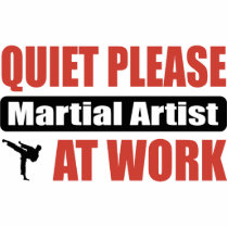 Quiet Please Martial Artist At Work photo sculptures