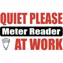 Quiet Please Meter Reader At Work photo sculptures