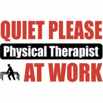 Quiet Please Physical Therapist At Work Photo Cutout