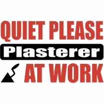 Quiet Please Plasterer At Work photo sculptures