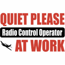Quiet Please Radio Control Operator At Work photo sculptures